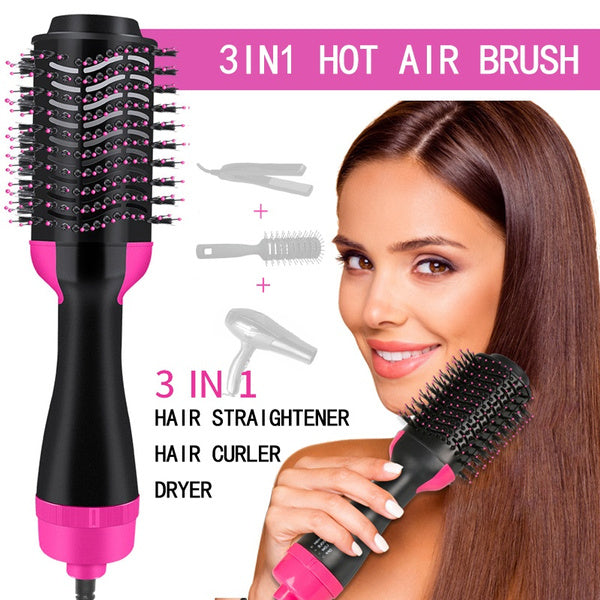 3-in-1 Hot Air Brush – Professional One-Step Hair