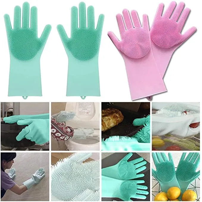Silicon Washing Gloves High Quality