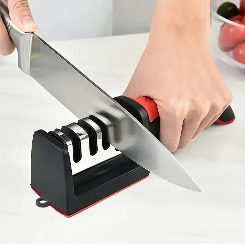 3 Stage Kitchen Knife Sharpener –