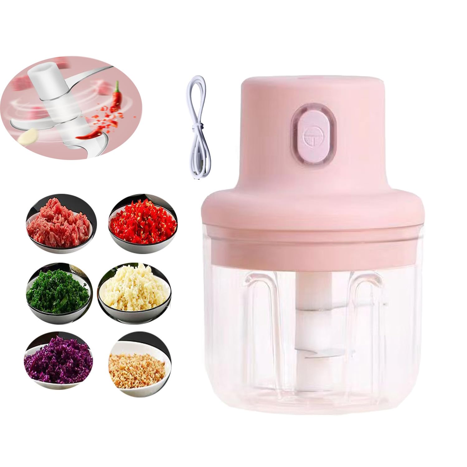 Electric mini food chopper