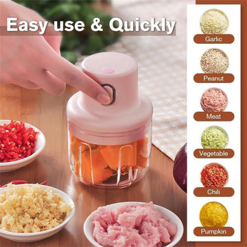 Electric mini food chopper