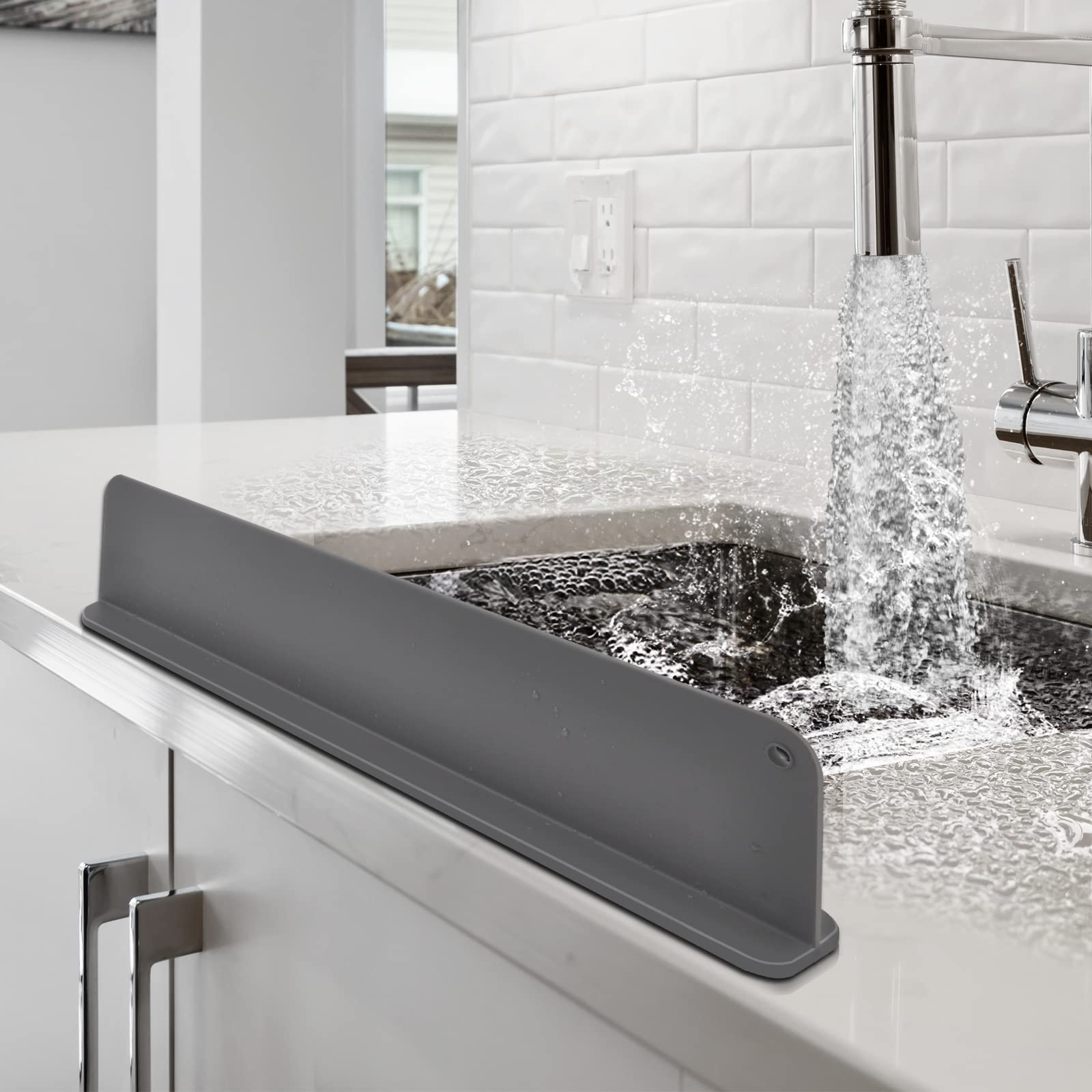 Kitchen Sink Splash Guard Water Barrier