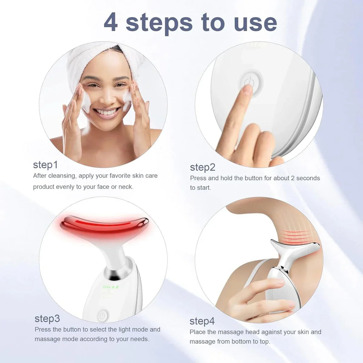3-in-1 EMS Facial Massager