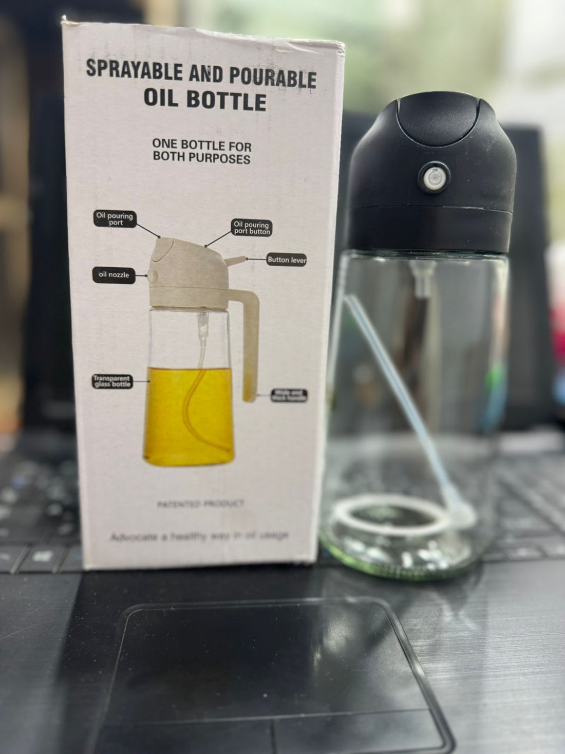 2-in-1 Oil Spray Bottle