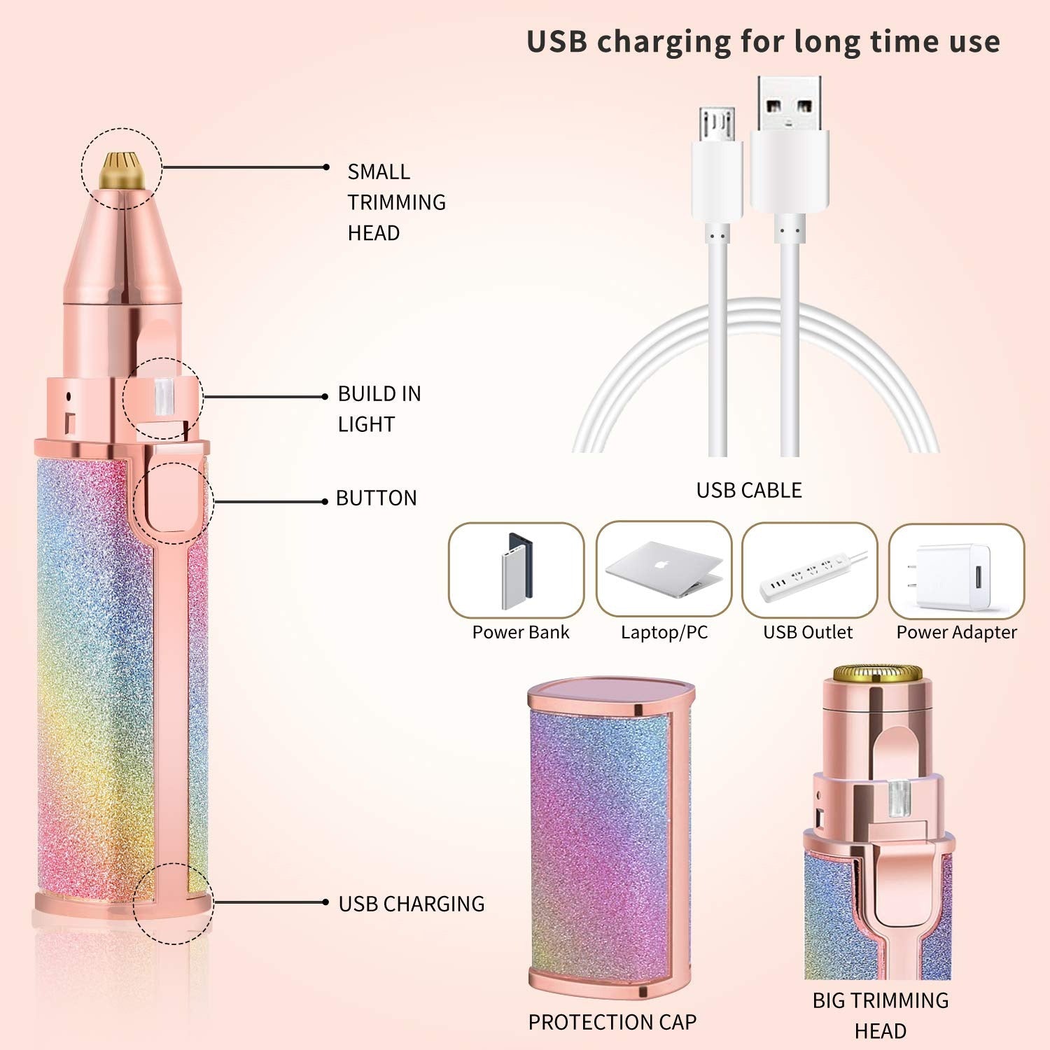 2 In 1 Eyebrow Trimmer