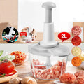 Large 2L Bowl Effortless Vegetable Chopper