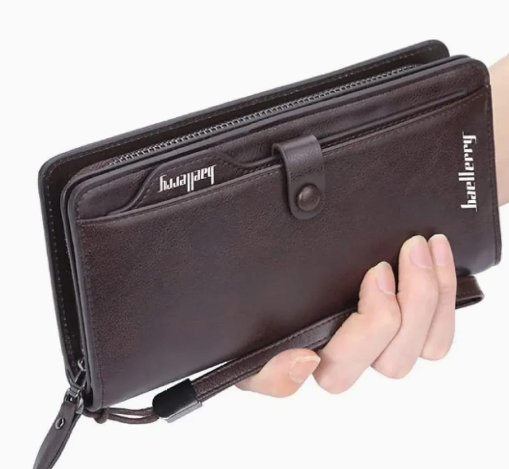 Long Wallet for Men & Women with Zipper Pocket