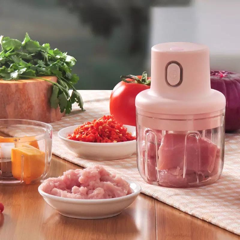 Electric mini food chopper