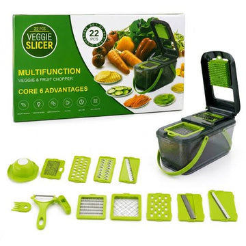 Vegetable Chopper 16 Pcs Set Manual