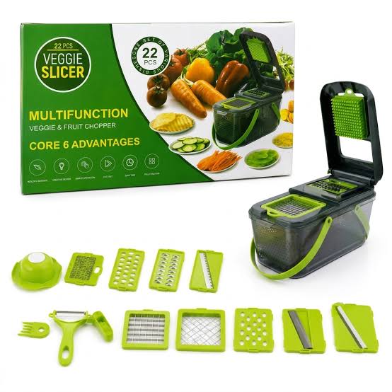 Vegetable Chopper 16 Pcs Set Manual
