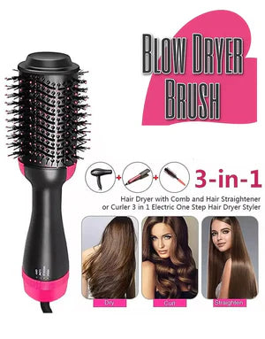3-in-1 Hot Air Brush – Professional One-Step Hair